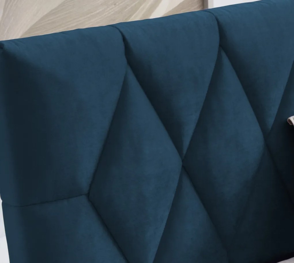 Posteľ Reve 180x200 cm, námornícka modrá