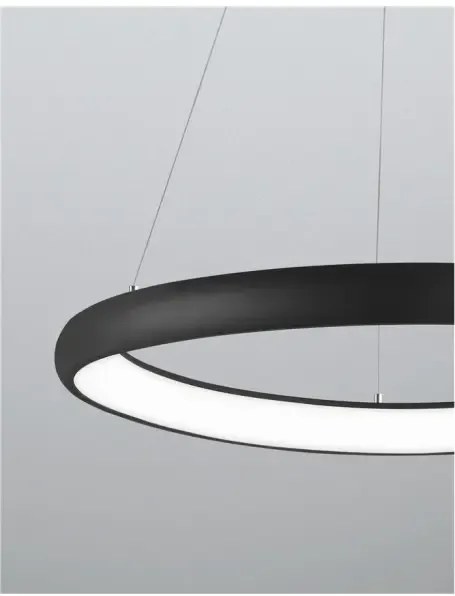LED luster Albi 60 čierne