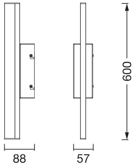 Osram -LED Stmievateľné osvetlenie zrkadla ORBIS MIRROR LED/10W/230V 60 cm IP44