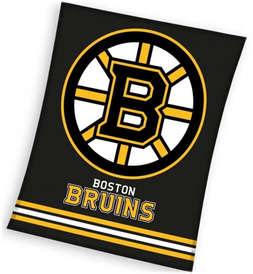 Coral fleece deka NHL Boston Bruins - 150 x 200 cm