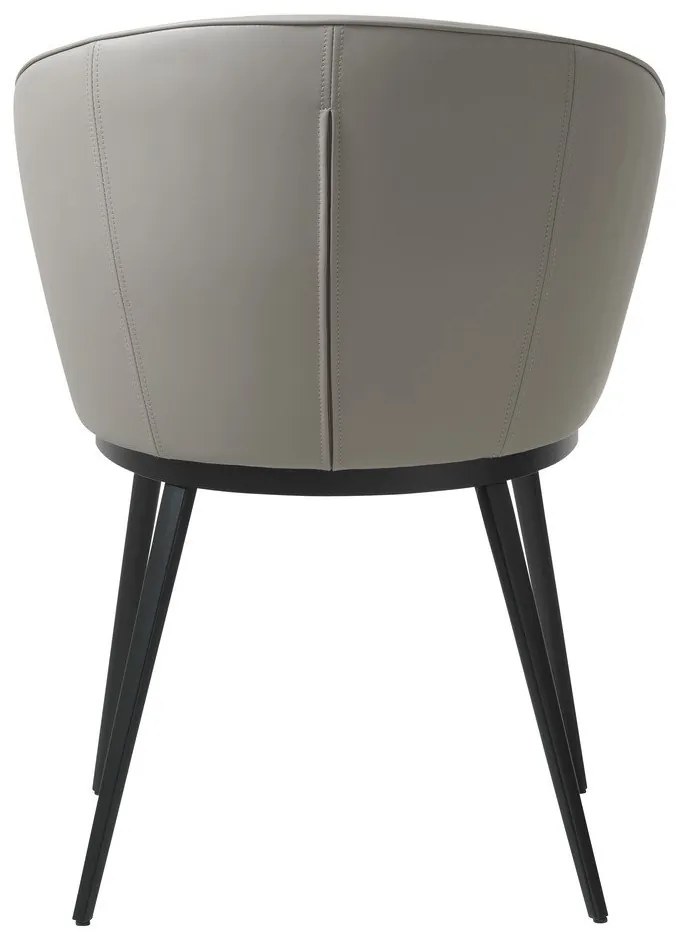 Sivé kreslo Unique Furniture Gain