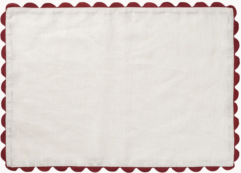 Ručne vyrobené ľanové prestieranie Willow