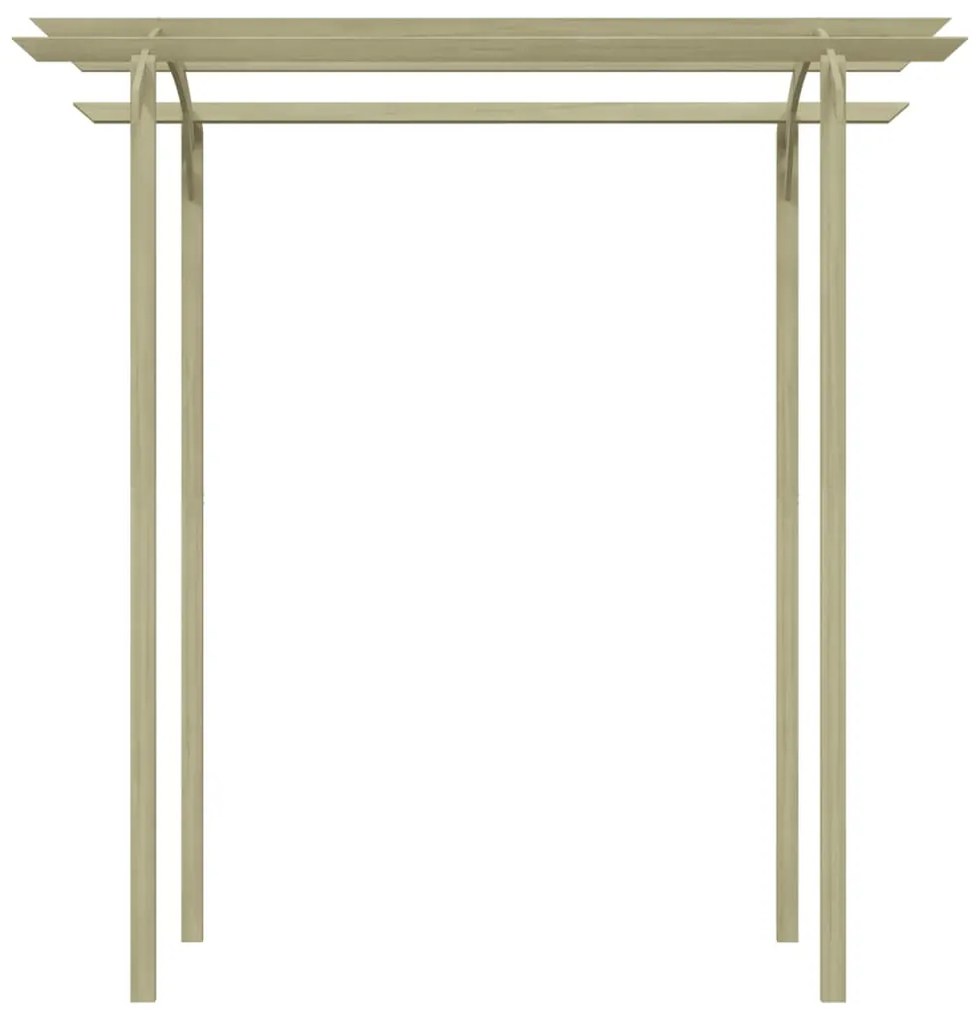 vidaXL Záhradná pergola, impregnovaná borovica 180x197x210 cm