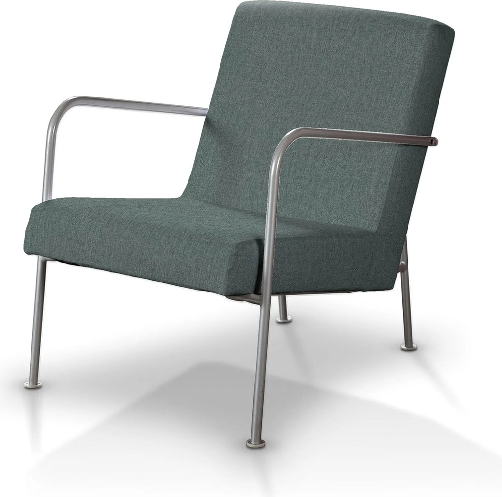 Poťah na kreslo Ikea PS farba produktu modrá látka zapletaná