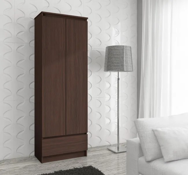 Uzavretý regál R60 2D 1SZ CLP wenge