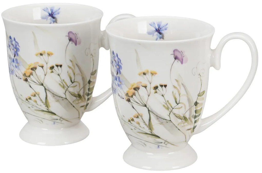 Porcelánový hrnček na nohe Royal Melody 340 ml sada 2ks