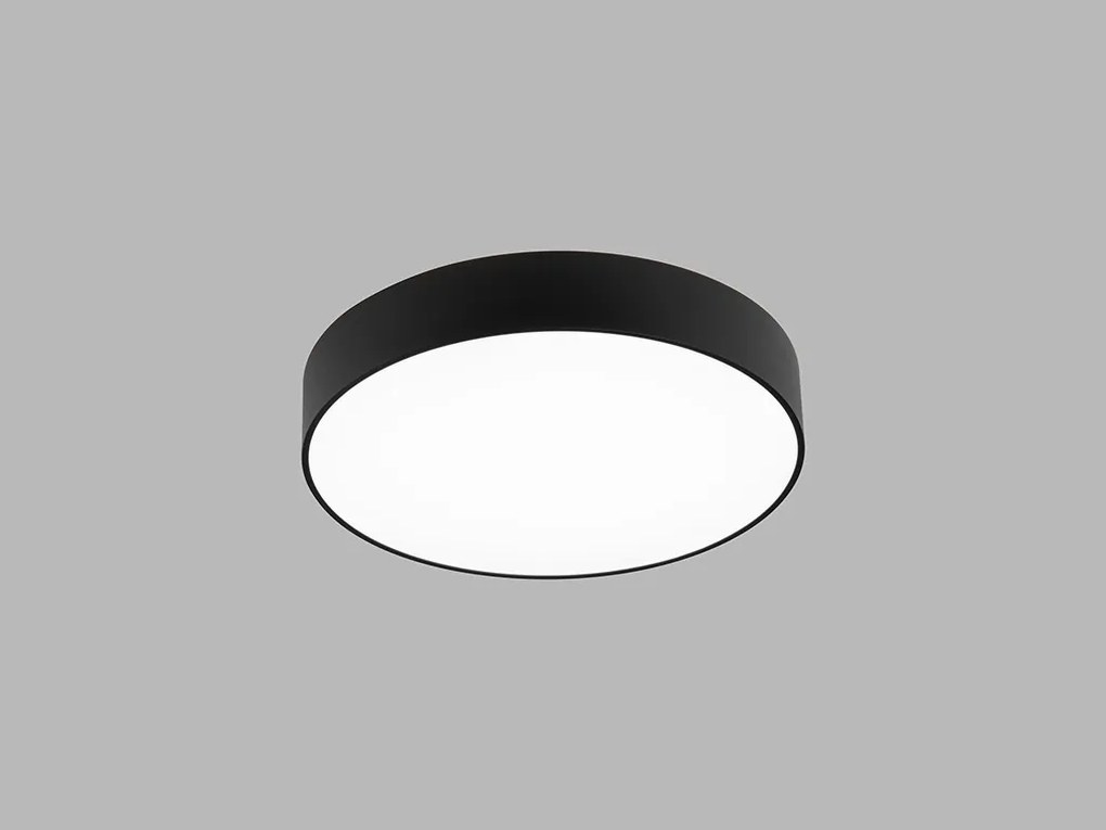 LED2 Prisadené stropné LED osvetlenie RINGO, 34W, teplá biela, okrúhle, čierne