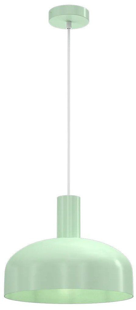 Závesné svietidlo Visby, 1x mätové kovové tienidlo, m