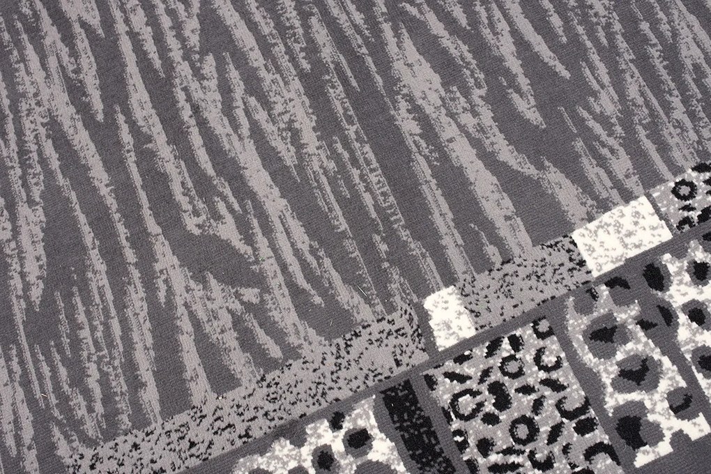 TA Koberec J316A TMAVO SIVÁ LACNÁ PP CRM Rozmer: 120x170 cm