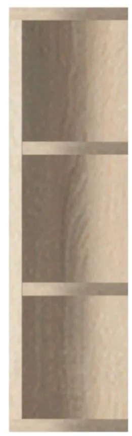 Kuchynská skrinka Premio 46G biely lesk/sonoma