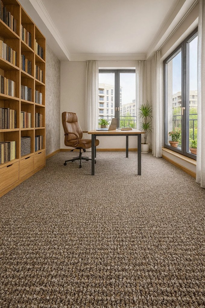 AKCIA: 120x170 cm Kusový koberec Bohemia béžový - obšitý zo všetkých strán, šíře, béžová, filc, kancelária, AladinWorld Expres