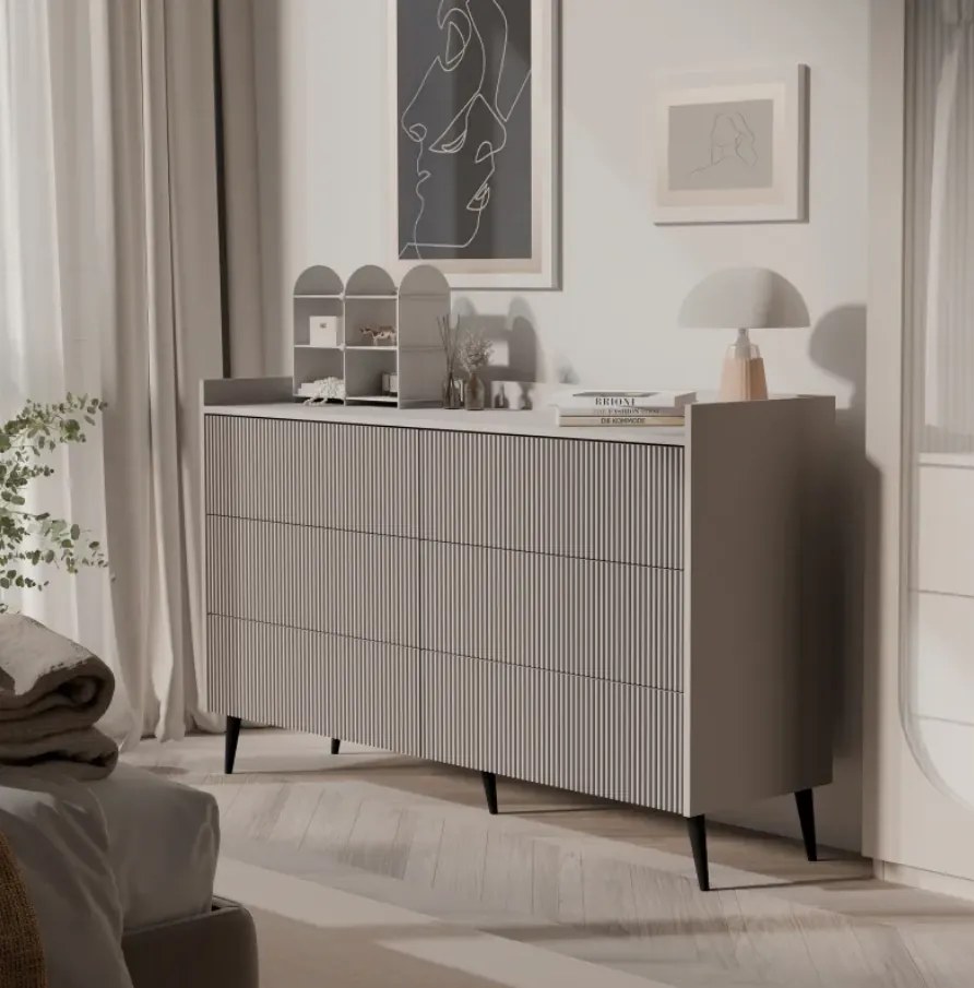 Dizajnová komoda CONNER kašmír 150 cm