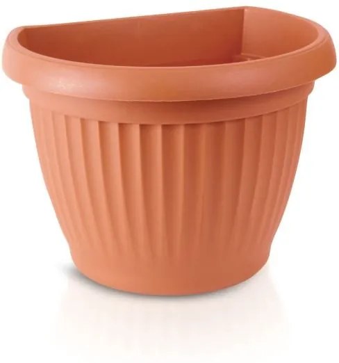 Prosperplast Nástenný kvetináč Terra terakota, varianta 27 cm