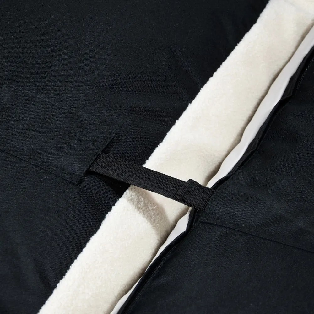 Krémový sedací vak z textílie buklé Mass Corner 150 Right – SLOWDOWN