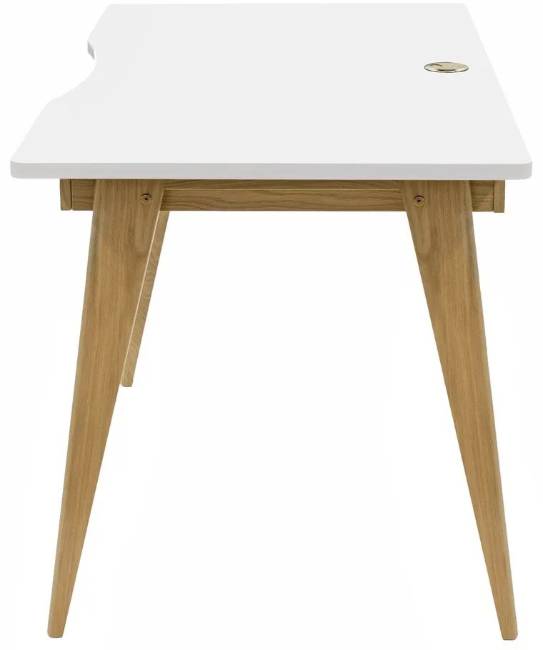 Pracovný stôl v dekore duba 70x140 cm Nice – Woodman