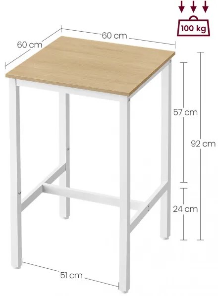 Barový stôl LBT025W09