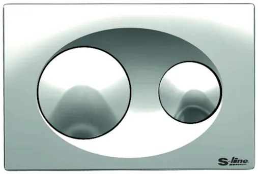 Ceramia S-Line ovládacie tlačidlo plast chróm lesk P40-0120