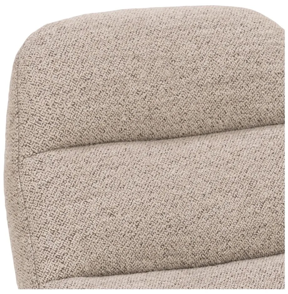 Béžová leňoška z textílie buklé Chaplin – Actona