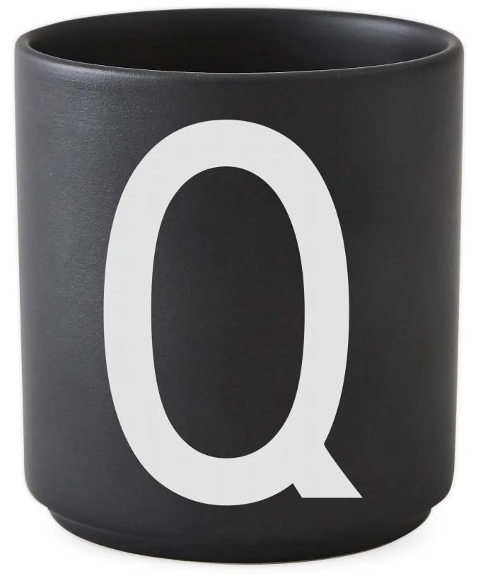 DESIGN LETTERS Porcelánový hrnček/dózička Letters Black 300 ml W