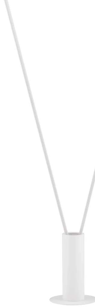 LED biela stojaca lampa Kimolia