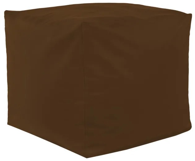 Taburetka hnedá ekokoža