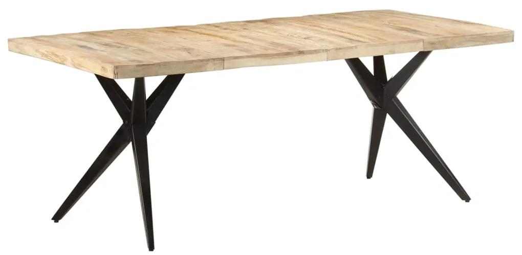 Jedálenský stôl 200x90x76 cm surový mangovníkový masív