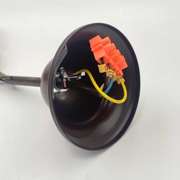 Luster na reťazi RETRO 2xE27/60W/230V medená/patina