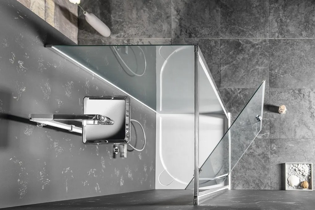 Gelco Gelco, SIGMA SIMPLY sprchové dvere otočné 880-920 mm, sklo Brick, GS3899