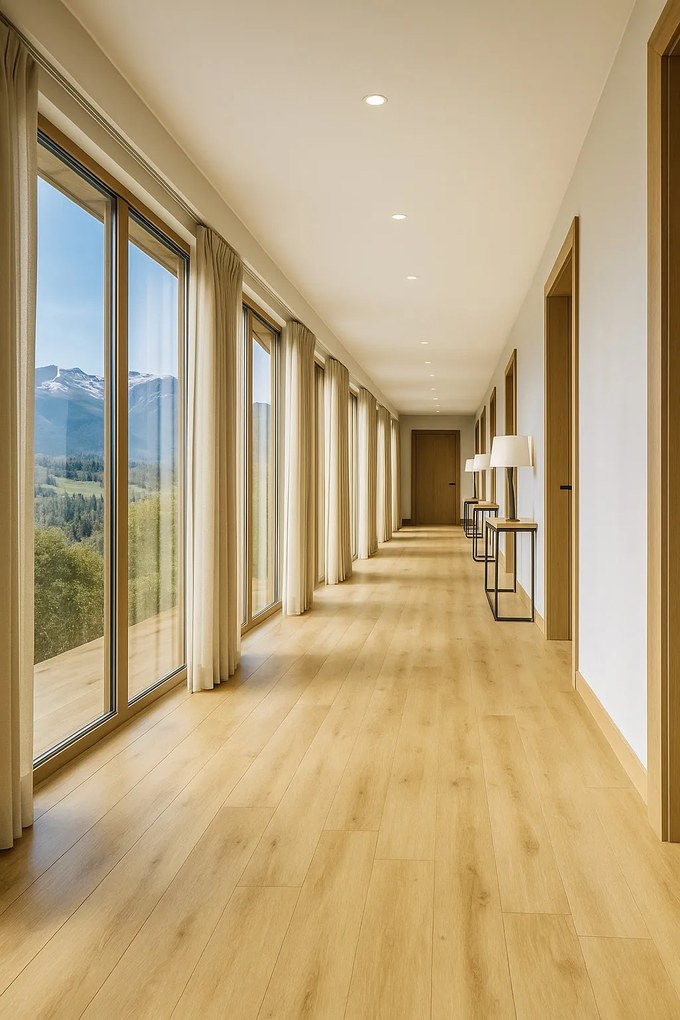 Beauflor, PVC podlaha - lino Texalino Supreme 266 Vero, na mieru, šíře 2m,3m,4m,5m, béžová, filc, chodba / predsieň