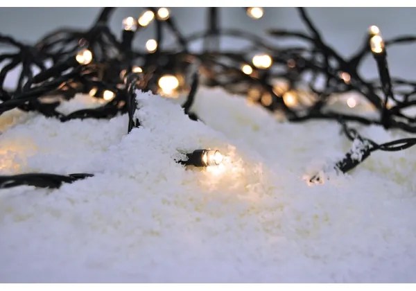 Solight 1V07-WW-LED Vianočná vonkajšia reťaz 400xLED/8 funkcií 25 m IP44 teplá biela