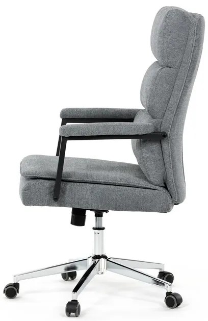 Autronic BONTEC Kancelárske kreslo, hojdací mechanizmus, šedá látka, KA-D8204 GREY2 Farba: Šedá