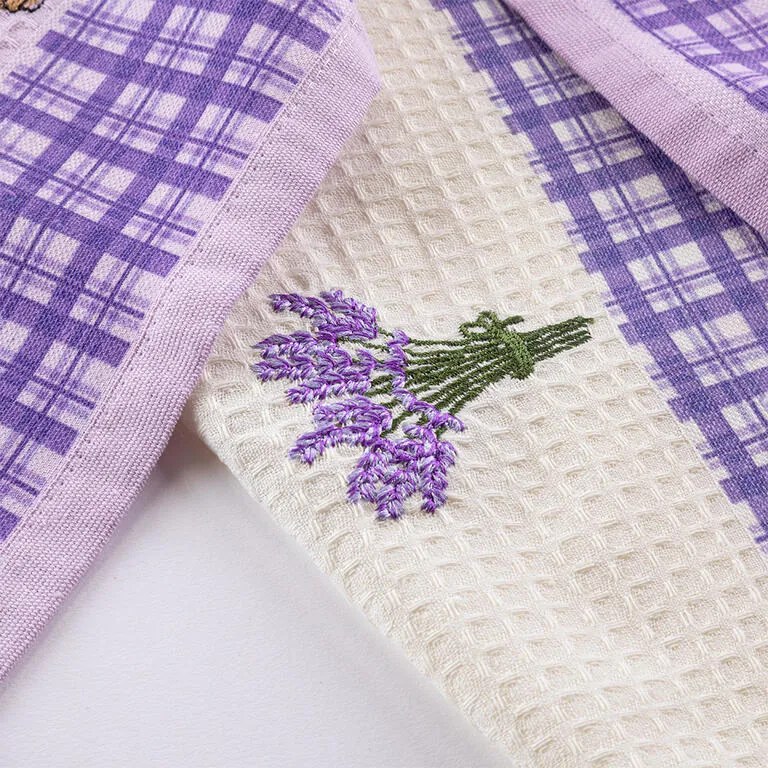 Sada vaflových utierok LEVANDUĽA 3 ks