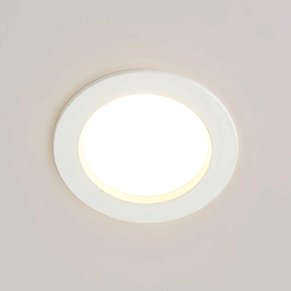 Arcchio Milaine zapustené LED, biela, stmievateľné