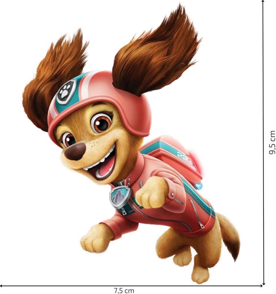 10x10cm PAW Patrol - Liberty - nálepka nad vypínač