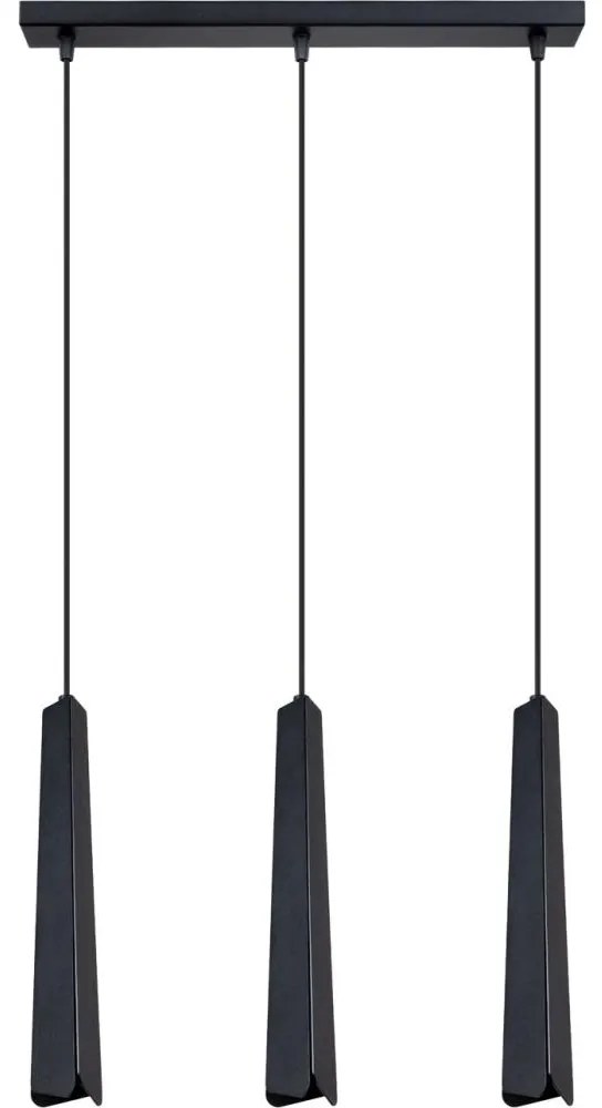 Sollux SL.1402 - Luster na lanku PRYSM 3xG9/8W/230V čierna