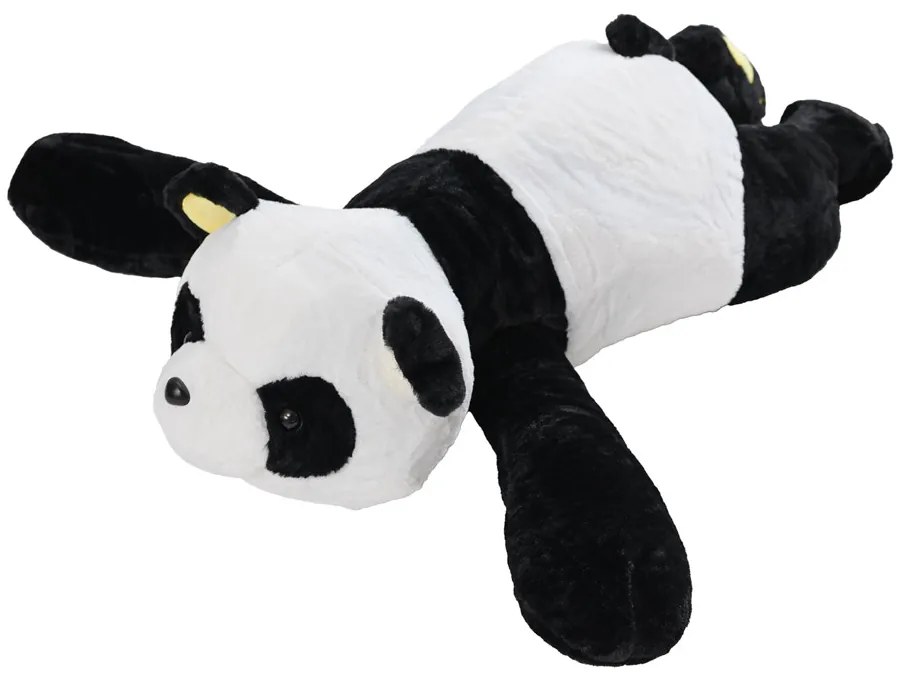 Plyšová PANDA s detskou dekou vo vnútri, čiernobiela