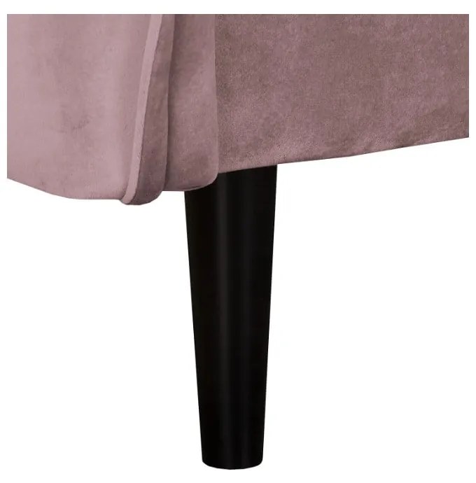 Zamatové kreslo v levanduľovej farbe Juli – Ropez