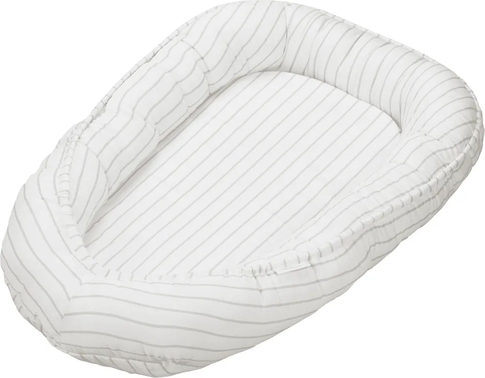 Hniezdo pre bábätko šedé pruhy