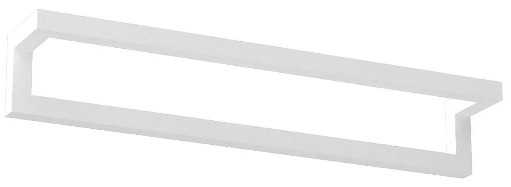 Luminex Nástenný vešiak na uteráky 7x40 cm biela 9869