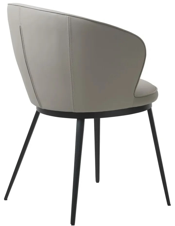 Sivé kreslo Unique Furniture Gain