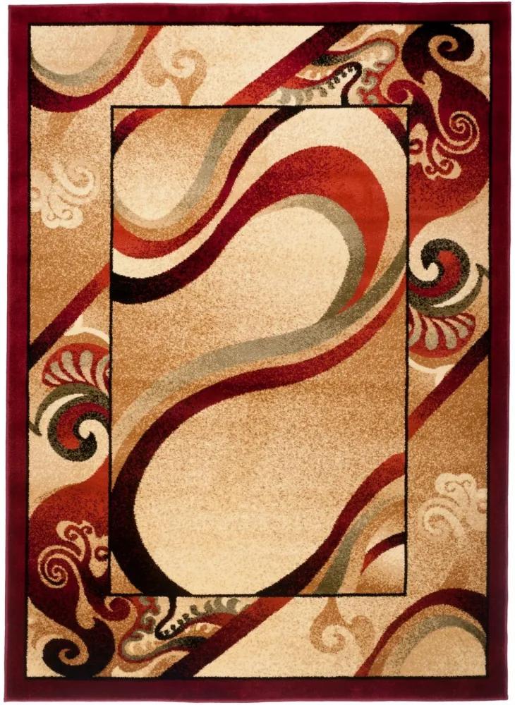 Kusový koberec Vlnenie červený, Velikosti 190x270cm