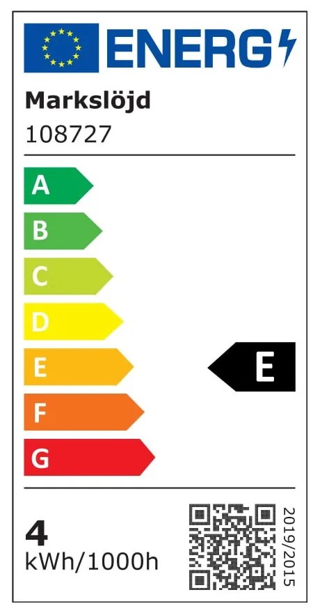Teplá LED filamentová žiarovka E27, 4 W Lines – Markslöjd