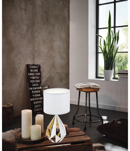 Eglo 43078 - Stolná lampa CARLTON 1xE27/60W/230V