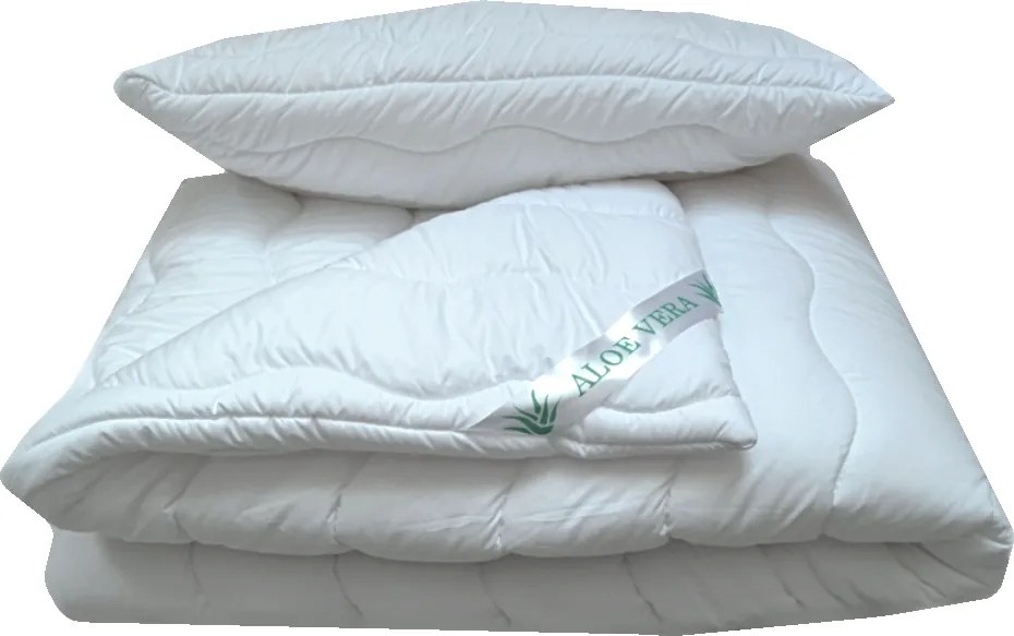 Set vankúša a paplóna s aloe vera – antialergický, celoročný, slovenská kvalita, doprava zadarmo Veľkosť: 140x220/70x90 cm