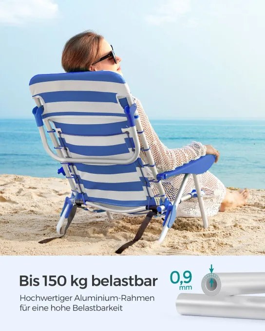 Sada dvoch plážových lehátok GCB62BU02