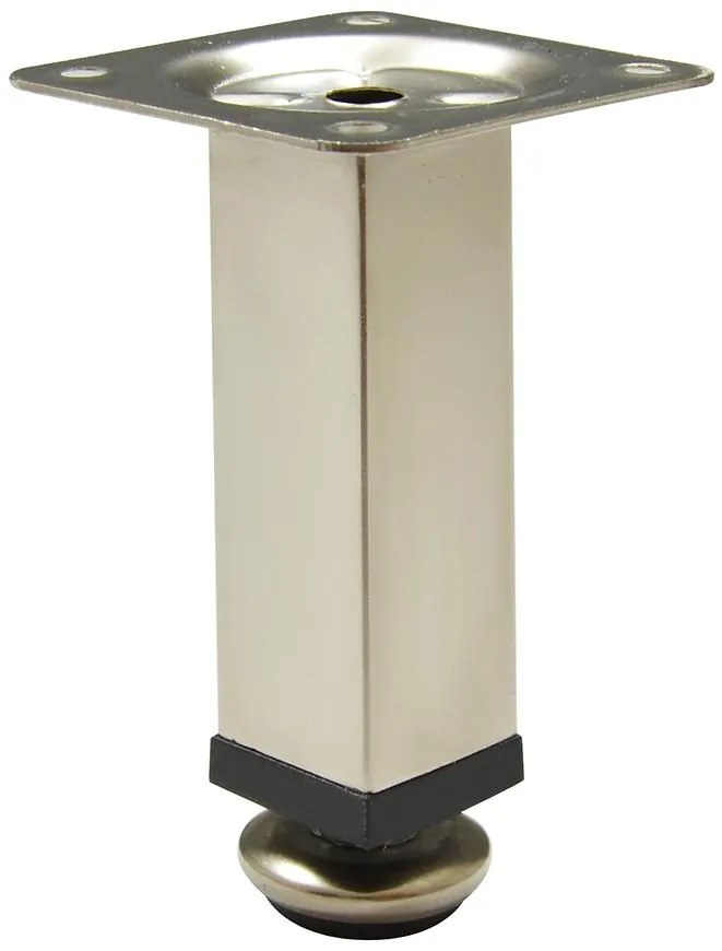 Nábytková noha D-100 25x25 satén STAHL