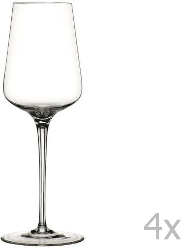 Súprava 4 pohárov na biele víno z krištáľového skla Nachtmann Vinova Glass White, 380 ml
