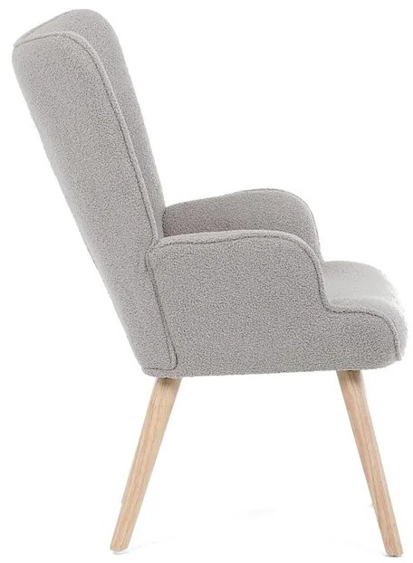 BONTEC Kreslo ušiak, šedá látka, AK-309 GREY2 Farba: Šedá
