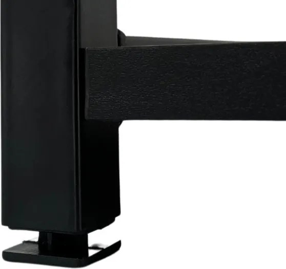 Policový regál 800 čierny / dub craft