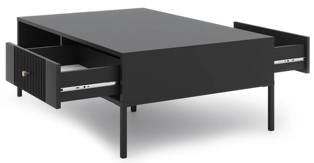Konferenční stolek Iseo 104 cm černý